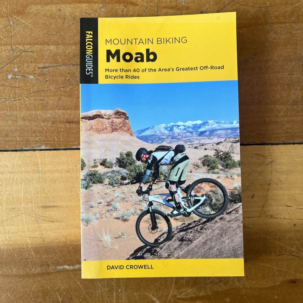Mountain biking Moab Utah book - Falcon Guides